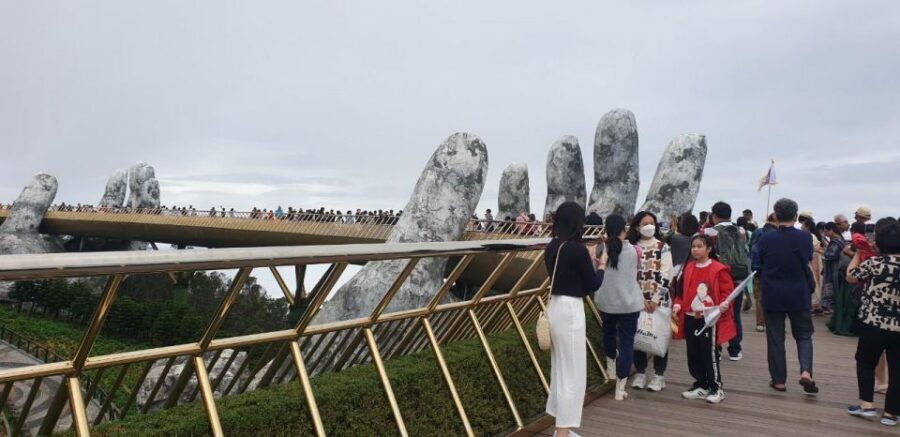BaNa Hills - Golden Bridge Full Day Group Trip From Da Nang - Golden Bridge at Peak Day: Fog, Crowds, and Getting Your Best Views
