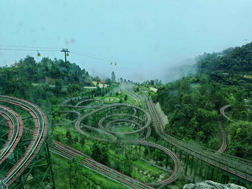 Bana Hills & Golden Hand Bridge Tour from Hoi An/ Da Nang - The Cable Car Ride Up: Fast Elevation, Big Views
