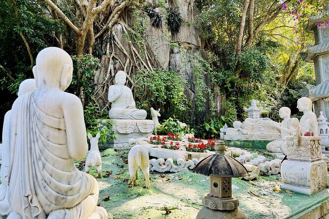 Classic Da Nang Tour to Marble Mountain and Son Tra Peninsula - Marble Mountains in 2 hours: caves, temples, and summit views