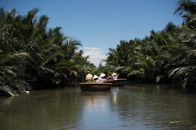 Coconut Basket boat, City tour, Boat ride, Night market from DN - Bay Mau Coconut Forest: The Bamboo Basket Boat Ride You’ll Remember
