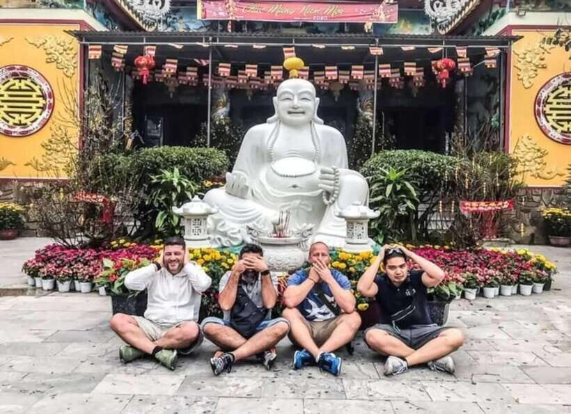 Da Nang: Bana Hills, Golden Bridge and Marble Mountains Trip - From Hoi An or Da Nang pickup to Marble Mountains momentum