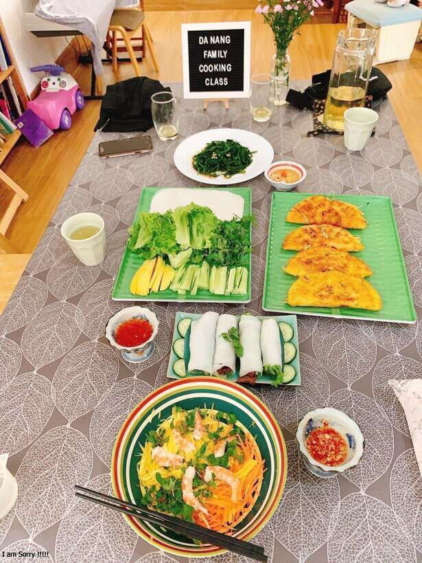 Da Nang Family Cooking Class - with Local Family in Da Nang - Menus in this class: Bánh Xèo and rolls, or Bánh Xèo plus Phở Bò