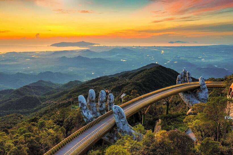 Da Nang: Golden Bridge, Lady Buddha, Marble Mt & Am Phu Cave - Marble Mountains: Temples and Views Built Into Limestone Hills