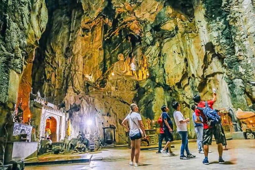 Da Nang: Marble Mountain, Monkey Mountain & Am Phu Cave Tour - Marble Mountains: stairs, caves, and temple views you can actually plan for