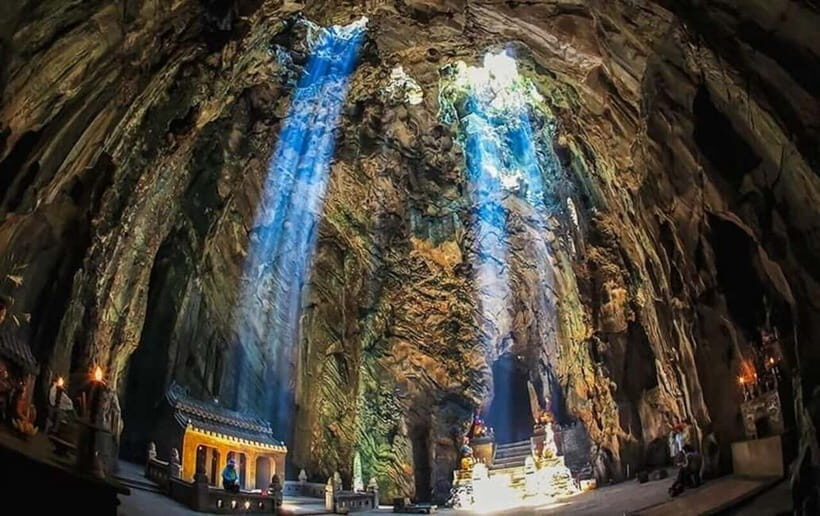 Da Nang : Marble Mountains - Lady Buddha Half Day Tour - Marble Mountains: Steps, Pagodas, and the Elevator Choice