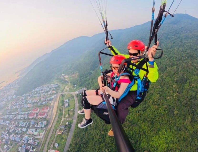 Da Nang: Monkey Mountain Paragliding Experience - The view from above: Da Nang’s city lines and Sơn Trà’s shape