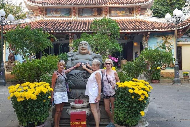 DA NANG NIGHT LIFE Tour with MARBLE MOUNTAIN & LADY BUDDHA STATUE, DRAGON BRIDGE - Lady Buddha at Linh Ung Pagoda: Vietnam’s 220-foot statue