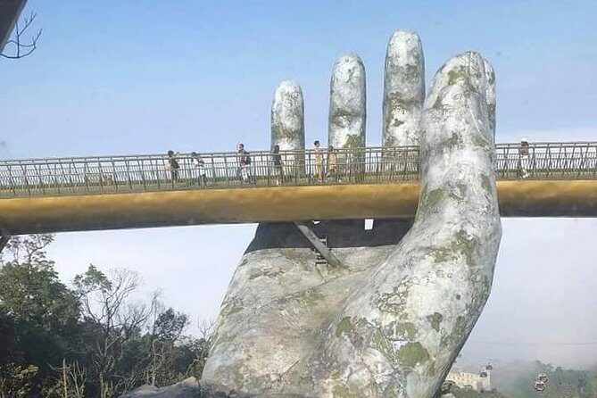 DaNang Fullday Tour-GOLDEN BRIDGE-MARBLE MOUNTAIN-MONKEY MOUNTAIN - Monkey Mountain and Lady Buddha: city-and-ocean views for 40 minutes