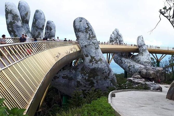 DaNang Fullday Tour-GOLDEN BRIDGE-MARBLE MOUNTAIN-MONKEY MOUNTAIN - Golden Bridge: the engineering facts (and why it feels different in person)
