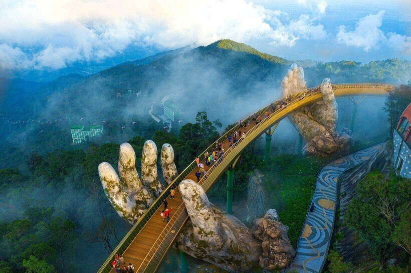 From Da Nang/Hoi An: Ba Na Hills and Golden Bridge Day Trip - Golden Bridge Timing and Jardin d’Amour Garden Walks
