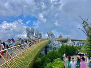 From Da Nang/Hoi An: Golden Bridge Ba Na Hills Full-Day Tour - Riding Up on the Long Cable Car: Forest Views and the First Wow