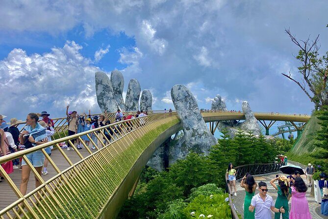 Full-Day Private Tour in Golden Bridge and Ba Na Hills - Golden Bridge planning: huge hands, high altitude, and fast-changing weather