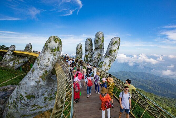 Golden Bridge -Ba Na Hills including buffet lunch ,Cable car 2 way From Da Nang - Buffet Lunch and Water: A Real Break in an Action-Filled Day