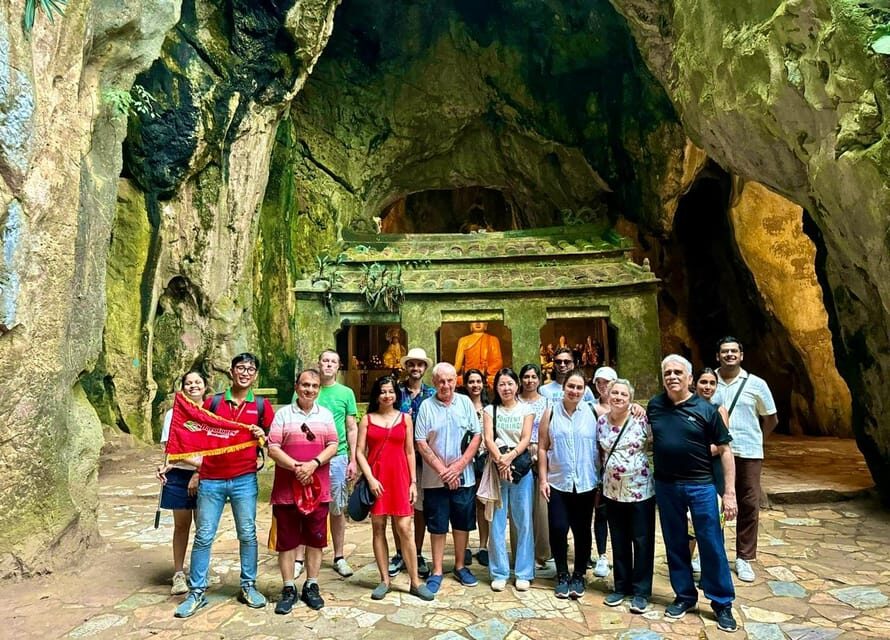 Golden Bridge - Bana Hills, Lady buddha and Marble mountains - Hotel pickup and the ride into Ba Na Hills