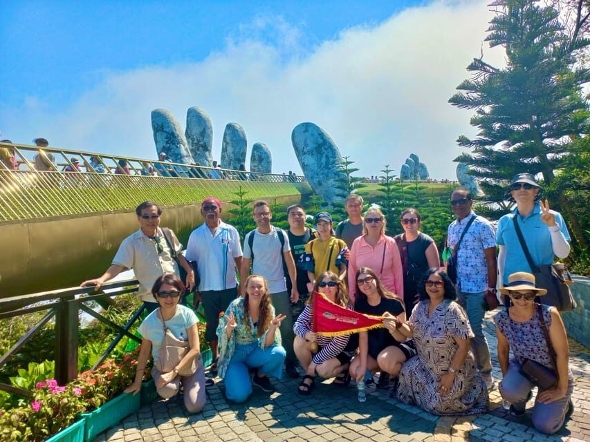 Golden Bridge - Bana Hills, Lady buddha and Marble mountains - Golden Bridge and Paradise Garden: the main photo walk