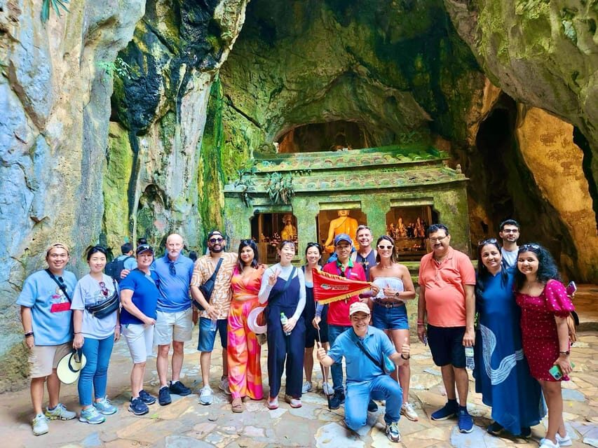 Golden Bridge - Bana Hills, Lady buddha and Marble mountains - Fantasy Park free time: fun if you want it, skip if you don’t