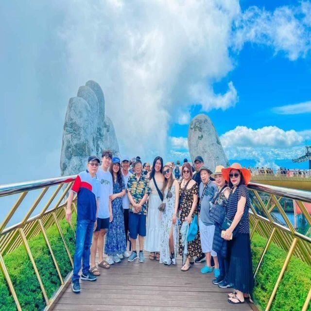 Golden Bridge- BaNa Hills & Marble Mountain By Private Car - Golden Bridge: how to get the best moments