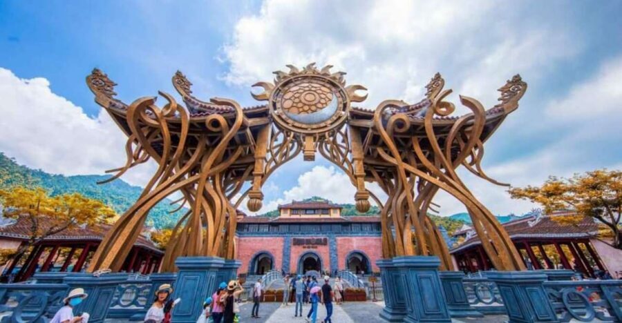Golden Bridge- BaNa Hills & Marble Mountain By Private Car - French Village, gardens, and Linh Ung Pagoda: the sightseeing layer