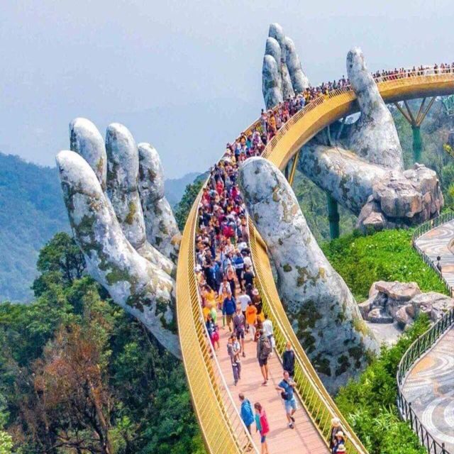 Golden Bridge- BaNa Hills & Marble Mountain By Private Car - Private car pickup from Hoi An or Da Nang: less hassle, more daylight