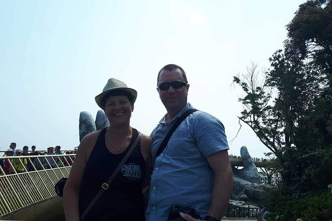Golden Bridge-Marble Mountain-Hoi An City -Boat Ride-Night Market - Le Jardin d’Amour and the “nine gardens” style wandering
