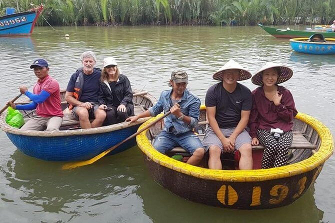 Guided Tour to Coconut Village,Basket Boat ride,Hoi An Walking Tour,Night Market - Bay Mau Coconut Village: basket boat crab fishing and net-throw lessons