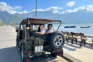 Hai Van Pass, Lang Co Bay & Lap An Lagoon PRIVATE TOUR - The ride: army jeep vibes, modern car comfort, and you donât drive