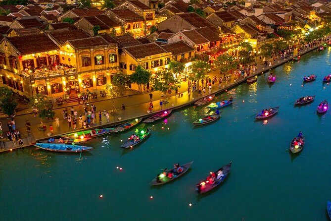Hoi An Ancient town -Marble Mountains Tours FROM DANANG(15H30-21H - Hoi An Ancient Town After Dark: Lantern Streets and the Hoai River