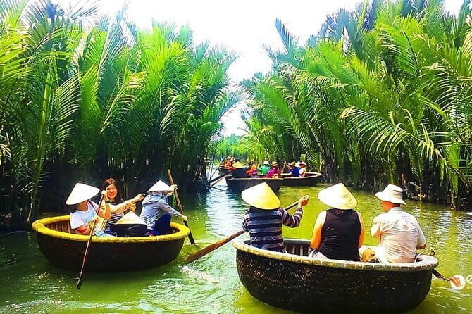 Hoi an Coconut Boat & Hoi an Ancient Town From Da nang or Hoi an - Hoi An Ancient Town at night: Japanese Bridge and lantern streets