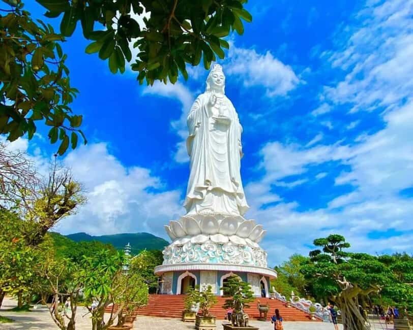 Hoi An: Marble Mountain- Am Phu Cave - Lady Buddha Tour - Climbing Marble Mountain: Limestone Steps and Temple Stops