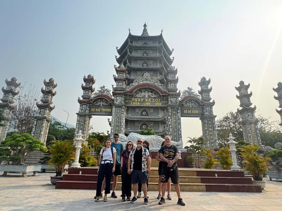 Hoi An: Marble Mountains, Lady Buddha and Am Phu Cave Tour - Marble Mountains: limestone hills, caves, pagodas, and the stair reality check
