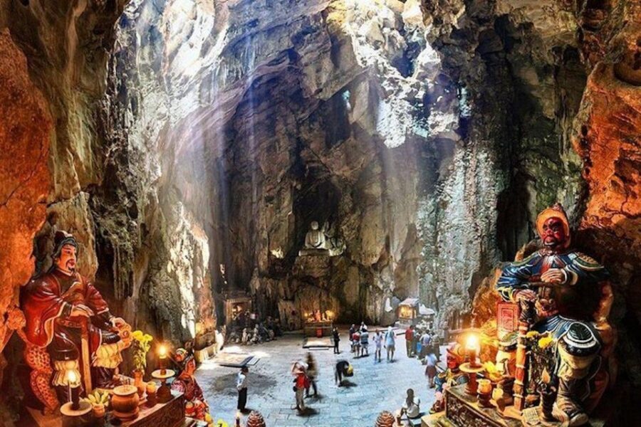 Hoi An: Marble Mountains & Monkey Mountain -Am Phu Cave Tour - Price and logistics: what the $27 really covers