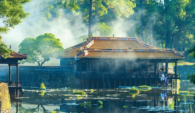 Hue full day tour: Hue Citadel, Thien Mu Pagoda and Tomb of Khai Dinh - Khai Dinh Tomb: Western design meets Nguyen Dynasty feng shui