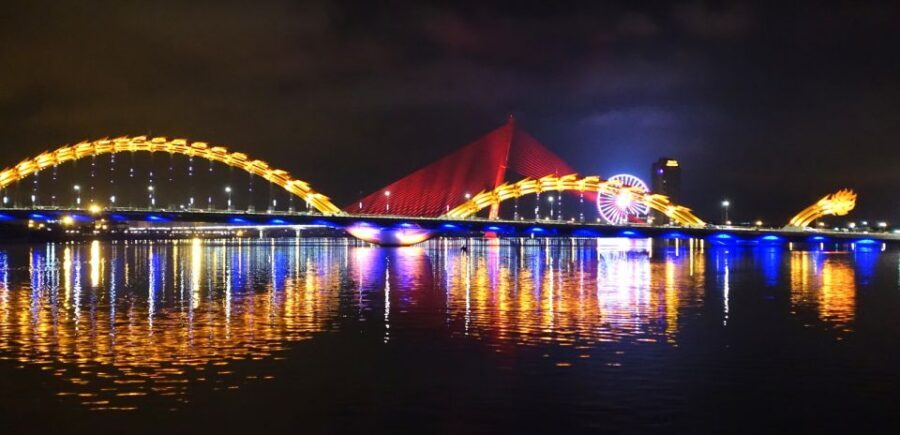 Lady Buddha, Marble Mountains, Da Nang by Night & Cruise - Marble Mountains: cave tunnels, stairs, and real temple atmosphere