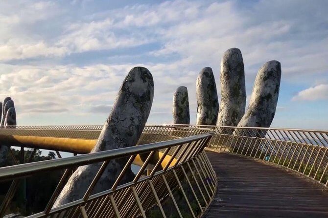 Marble Mountain - Golden Bridge - Ba Na Hills Full Day Private Tour - Marble Mountain caves first: a smart start from Da Nang