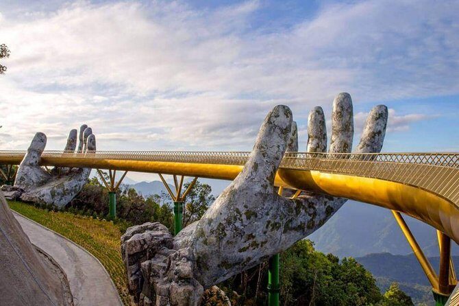 Marble Mountain - Golden Bridge - Ba Na Hills Full Day Private Tour - Afternoon tour zones: Fantasy Park, French Village, Wine Tunnel, and a temple stop