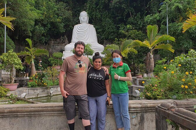 Marble Mountain - Hoi An Ancient Town Sunset Private Tour - Inside Marble Mountains: caves, pagodas, and ocean-view moments