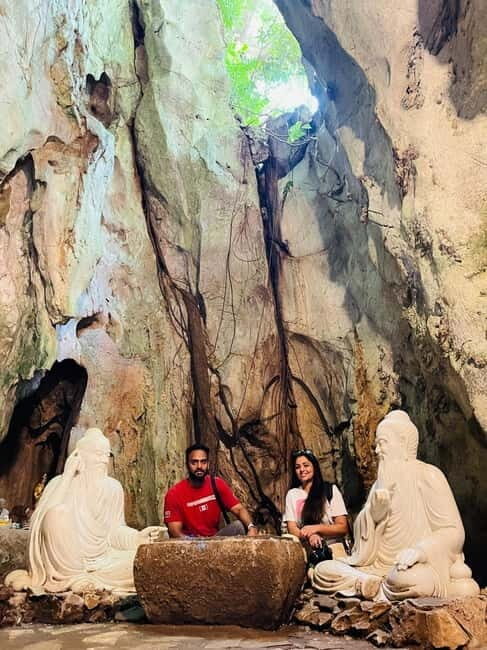 Marble Mountain - Monkey Mountain - Am Phu Cave Sunset Tour - Marble Mountains: caves, pagodas, and how to manage the climb