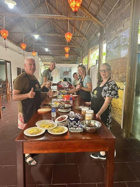 Market Tour, Basket Boat Ride & Cooking Class by Hangcoconut - Hangcoconut cooking class: four dishes you can actually make again
