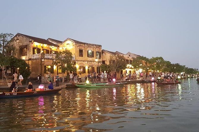 My Son Holyland , Marble Moutain,Hoi An Walking Tour with Night Market,Boat Ride - The lantern area and night market finish: slow shopping and easy wandering