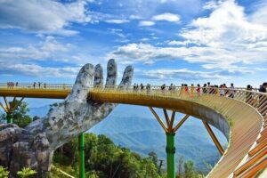 PRIVATE Half day to Golden Bridge Bana hill from Danang City - Golden Bridge and Le Jardin d’Amour: The Spots People Actually Remember