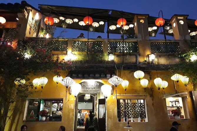 PRIVATE TOUR Marble Mountains-Hoi An Old town-Night Market-Boat - Hoi An Ancient Town on foot: bridge, houses, and street food