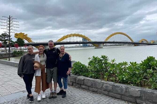 Sunset/Sunrise Lady Buddha or Marble Mountain with Foodie Tour - Stop 3: Dragon Bridge with the 666m fire-and-water show
