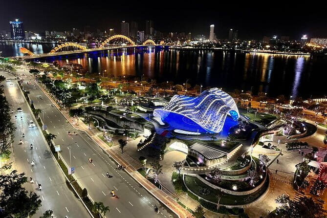 Sunset/Sunrise Lady Buddha or Marble Mountain with Foodie Tour - Stop 4: Han River viewpoints and the story behind the bridges