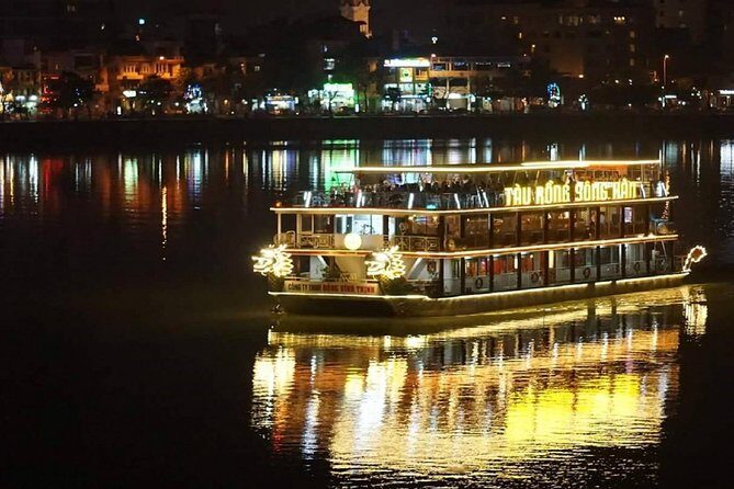Tasty Dinner Han River Dragon Cruise by Yatch & Tradictional Show - Dinner service onboard: 5 Vietnamese dishes, local tea, and chef-cooked food